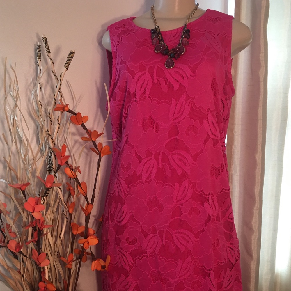 Beautiful fuschia pink dress Size 10